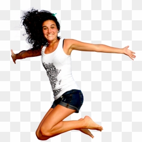 Girl Jumping Transparent Background, HD Png Download - dancing girl png