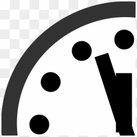 It"s Doomsday Clock Time Again - Doomsday Clock Png, Transparent Png - white clock png