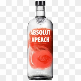 Absolut Apeach 1 Ltr - Absolut Vodka, HD Png Download - absolut vodka png