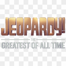 Jeopardy The Greatest Of All Time Logo, HD Png Download - jeopardy png