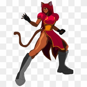 Fireball Studios - Anime Cat Girl Warriors, HD Png Download - cat woman png