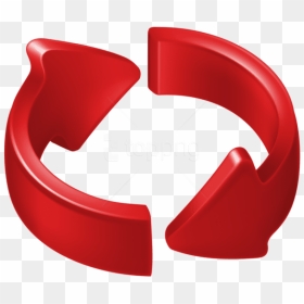Free Png Download Circle Arrow Transparent Clipart - Arrows In Circle Red Png, Png Download - red arrow transparent png