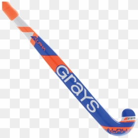 Grays Aplha Maxi Hockey Stick- Blue/orange - Field Hockey Sticks Indoor, HD Png Download - hockey sticks png
