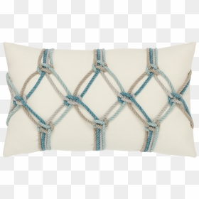 Aqua Rope Lumbar - Throw Pillow, HD Png Download - ropes png