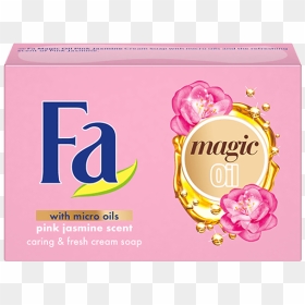 Fa Com Bar Soap Magic Oil Pink Jasmine - Smile, HD Png Download - bar of soap png