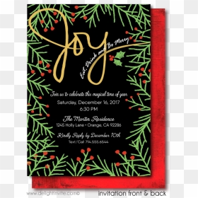 Greeting Card, HD Png Download - holiday party png