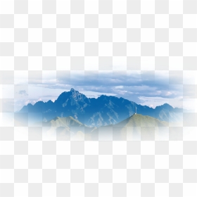 Ftestickers Watercolor Inkpainting Landscape Mountains - Chinese Mountain Art Png, Transparent Png - png mountains
