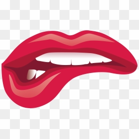 Lip Kiss Cartoon - Kiss Lips, HD Png Download - cartoon lips png