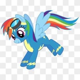 My Little Pony Rainbow Dash Equestria Daily - Rainbow Dash Mlp Wonderbolts, HD Png Download - little pony png