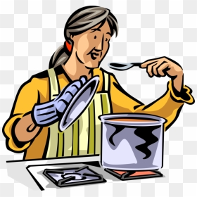 Transparent Chef Cartoon Png - Cartoon Stove Cooking Png, Png Download - elderly png