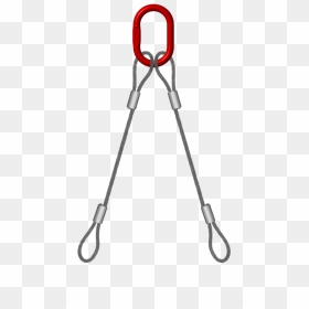 Double Leg Wire Rope Sling, HD Png Download - ropes png