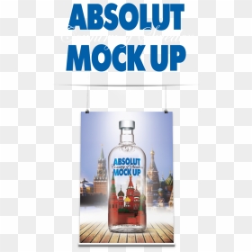 Absolut Vodka Bottle Mockup, HD Png Download - absolut vodka png