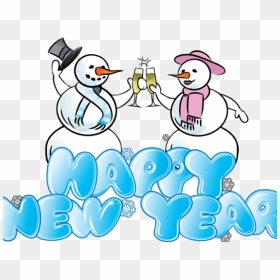 New Year Clipart 2016 Cartoon - Happy New Year Style, HD Png Download - new year 2016 png