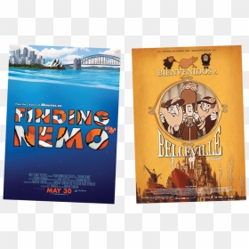 Poster Movie Triplettes Belleville, HD Png Download - finding nemo marlin png