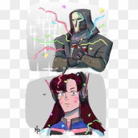 Reaper Overwatch, HD Png Download - party poppers png