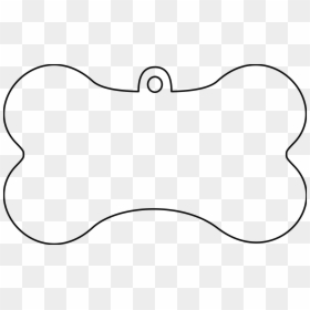 Dog Tag Bone Vector, HD Png Download - clifford the big red dog png