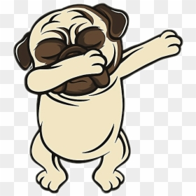 Funny Cartoon Pug Png, Transparent Png - clifford the big red dog png