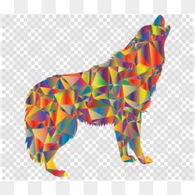 Colorful Wolf Transparent, HD Png Download - clifford the big red dog png