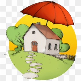 House Insurance Cartoon, HD Png Download - old building png