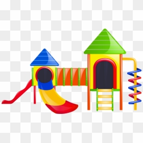 Kids Playground Clipart, HD Png Download - kids playing clipart png