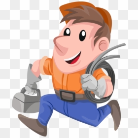 Handyman Cartoon, HD Png Download - handyman tools png