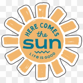 Life Is Good Sun, HD Png Download - hello my name is sticker png
