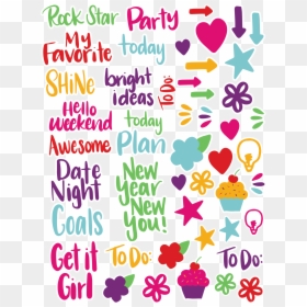 Planner Sticker Free Download, HD Png Download - hello my name is sticker png