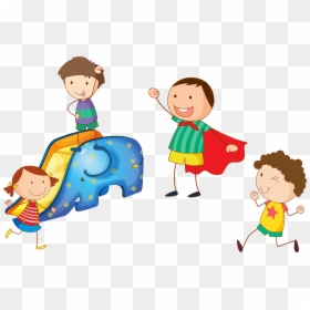 Aprendizaje Y Desarrollo Motor, HD Png Download - kids playing clipart png