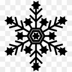 Black Snowflake Icon Transparent, HD Png Download - flakes png