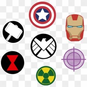 Avengers Symbol, HD Png Download - iron man symbol png