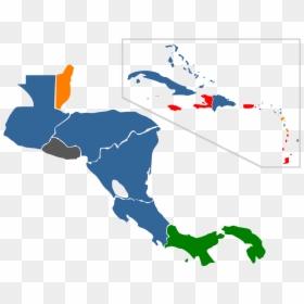 Central America Map Svg, HD Png Download - tuxedo mask png