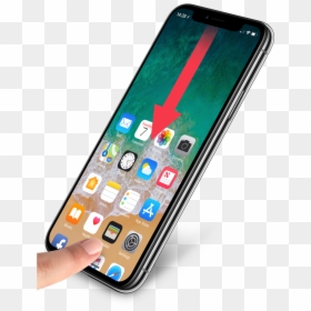 Open Notes In Iphone X, HD Png Download - iphone camera screen png