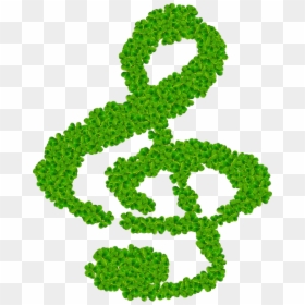 St Patrick Music Notes, HD Png Download - colorful music notes on a staff png