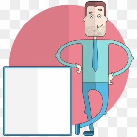 Board With Man Png, Transparent Png - cartoon hands png