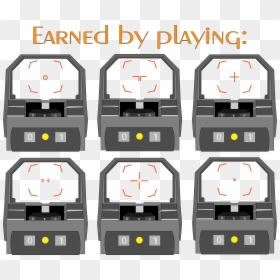 Clip Art, HD Png Download - red dot sight png
