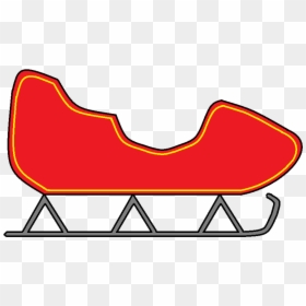 Sleigh Clipart - Transparent Background Sleigh Clipart, HD Png Download - santas sleigh png
