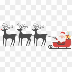 Clip Art, HD Png Download - santas sleigh png