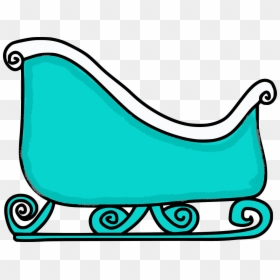 Sleigh Clip Art, HD Png Download - santas sleigh png