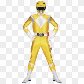 Yellow Mighty Morphin Power Ranger, HD Png Download - power rangers dino charge png
