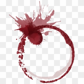 Red Wine Stain Png, Transparent Png - wine vector png