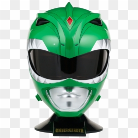 Green Ranger Legacy Helmet, HD Png Download - power rangers dino charge png