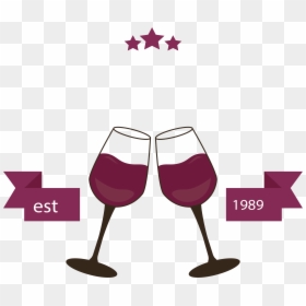 Wine Glasses Clipart, HD Png Download - wine vector png