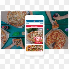 California-style Pizza, HD Png Download - domino's logo png