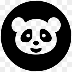 Panda Icon Circle Png, Transparent Png - panda logo png