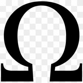 Simbolo De Espacio Muestral, HD Png Download - omega logo png