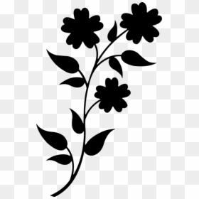 Flowers Silhouette Images Png, Transparent Png - flowers silhouette png