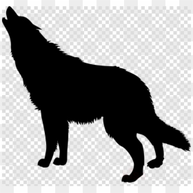 Wolf Silhouette Transparent Background, HD Png Download - german shepherd silhouette png