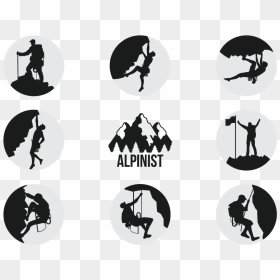 Mountaineering, HD Png Download - skateboard silhouette png