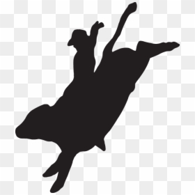 Bull Rider Vector Png, Transparent Png - skateboard silhouette png