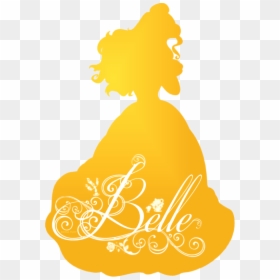 Disney Silhouette Art Png, Transparent Png - beauty and the beast silhouette png